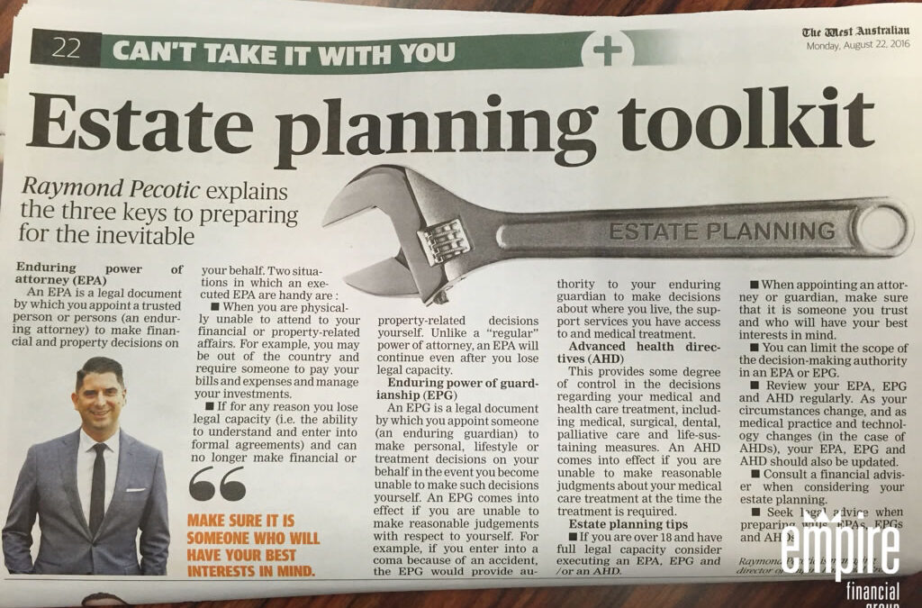 Estate planning toolkit